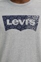 Levi's t-shirt in cotone GRAPHIC CREWNECK TEE 22491.1813 grigio