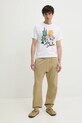 Levi's t-shirt in cotone GRAPHIC CREWNECK TEE 22491.1833 bianco SS25
