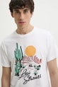 Levi's tricou din bumbac GRAPHIC CREWNECK TEE alb 22491.1833