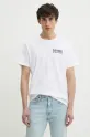 Odzież Levi's t-shirt bawełniany GRAPHIC CREWNECK TEE 22491.1855 biały