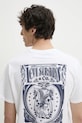 Levi's t-shirt bawełniany GRAPHIC CREWNECK TEE 22491.1855 biały
