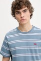 Bavlněné tričko Levi's SS ORIGINAL HM TEE modrá 56605.0263