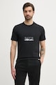 BALR. t-shirt bawełniany czarny B1112.1286