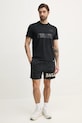 BALR. t-shirt bawełniany B1112.1301 czarny SS25