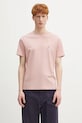 C.P. Company t-shirt bawełniany nadruk różowy 18CMTS030A005100W