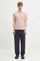 C.P. Company t-shirt bawełniany 18CMTS030A005100W różowy
