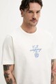 C.P. Company t-shirt in cotone beige 18CMTS109A110301W