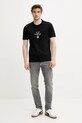 Bavlnené tričko C.P. Company 18CMTS109A110301W čierna SS25