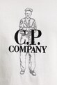 C.P. Company t-shirt bawełniany 18CMTS288A006057O biały