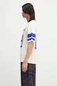 Filling Pieces t-shirt Knit Jersey American Football 91099059936 beżowy SS25