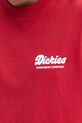 Βαμβακερό μπλουζάκι Dickies DK0A4Z8Z0ER1 κόκκινο