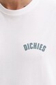 Βαμβακερό μπλουζάκι Dickies DK0A4Z950WH1 λευκό