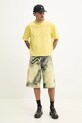 CAMPERLAB tricou din bumbac AU00020.004 verde SS25