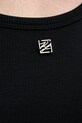 Karl Lagerfeld top bawełniany KL STUDIO 552206.755004 czarny