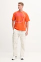 Napapijri t-shirt bawełniany S-Tusco NP0A4IEEA001 pomarańczowy SS25