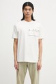 Napapijri pamut póló S-Rivalto pamut fehér NP0A4IELN1A1