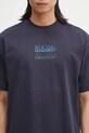 Napapijri tricou din bumbac S-Cortona bleumarin NP0A4ILQ1761