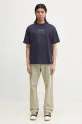 Napapijri t-shirt bawełniany S-Cortona NP0A4ILQ1761 granatowy