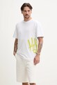 Karl Kani tricou din bumbac print alb 60300330