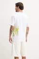 Odzież Karl Kani t-shirt bawełniany 60300330 biały
