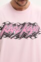 Karl Kani tricou din bumbac roz 60300354