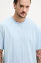 Karl Kani t-shirt in cotone blu 60300339