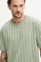 Karl Kani tricou din bumbac verde 60300340