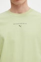 Bavlněné tričko Puma GRAPHICS The Puma Cat Tee zelená 629411
