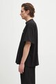 RHUDE t-shirt bawełniany Classique RHPS25TT16012 czarny SS25