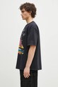 Bavlněné tričko RHUDE Saint-Rhude RHPS25TT04012 šedá SS25