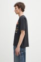RHUDE cotton t-shirt Script Crest RHPS25TT07012 black SS25