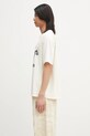RHUDE tricou din bumbac French Riviera RHPS25TT08012 bej SS25