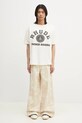 RHUDE tricou din bumbac French Riviera RHPS25TT08012 bej