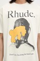 RHUDE t-shirt bawełniany Ponytail beżowy RHSS25TT08012
