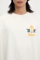 RHUDE t-shirt bawełniany Tabaco beżowy RHSS25TT09012