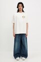 RHUDE t-shirt bawełniany Tabaco RHSS25TT09012 beżowy