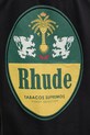 RHUDE t-shirt bawełniany Tabaco czarny RHSS25TT09012