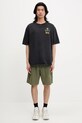 RHUDE t-shirt bawełniany Tabaco RHSS25TT09012 czarny