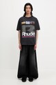 RHUDE t-shirt bawełniany Petrol Patch RHSS25TT12012 czarny
