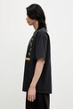 RHUDE t-shirt bawełniany Monaco Regatta RHSS25TT13012 czarny SS25