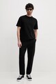 Памучна тениска MACKAGE TEE.R черен SS25