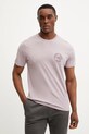 Rip Curl tricou din bumbac DESTI ANIMALS print roz 0OHMTE