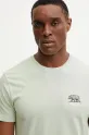 Rip Curl t-shirt bawełniany DESTI ANIMALS 0OHMTE turkusowy