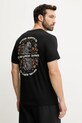 Бавовняна футболка Rip Curl DESTI ANIMALS бавовна чорний 0OHMTE