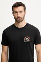 Бавовняна футболка Rip Curl DESTI ANIMALS чорний 0OHMTE