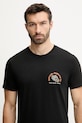 Rip Curl tricou din bumbac DESTI ANIMALS negru 0OHMTE