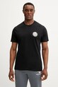 Rip Curl tricou din bumbac WETTIE ICON print negru 0QAMTE