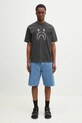 A Bathing Ape t-shirt in cotone Garment Dye Shark Relaxed Fit 1K80109316 nero