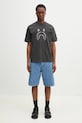 A Bathing Ape cotton t-shirt Garment Dye Shark Relaxed Fit 1K80109316 black