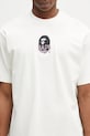Бавовняна футболка A Bathing Ape Ape Head бежевий 1L30110305